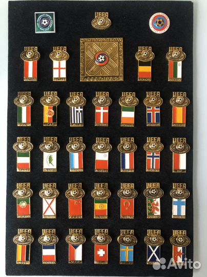 Значки «Чемпионат Европы по футболу юниоры 1984»