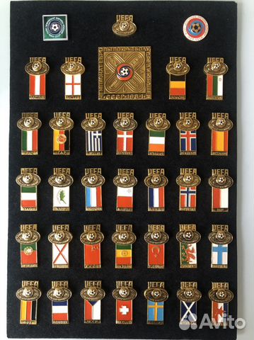 Значки «Чемпионат Европы по футболу юниоры 1984»