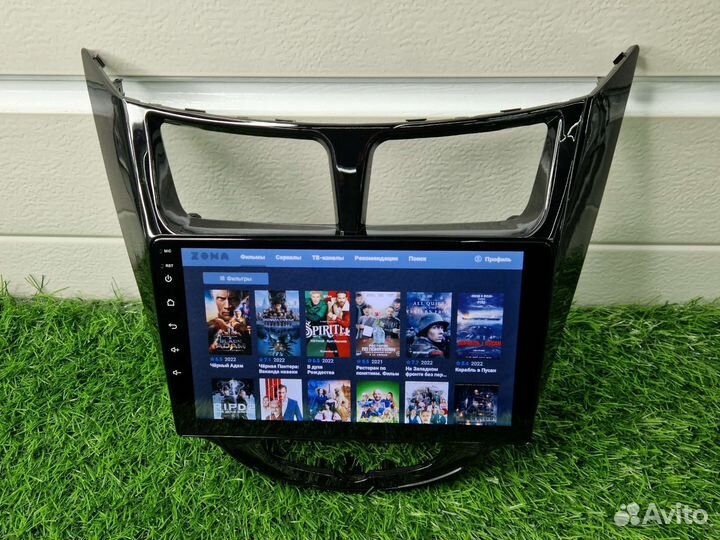 Магнитола Андроид Хёндай Солярис глянец 9дюймов