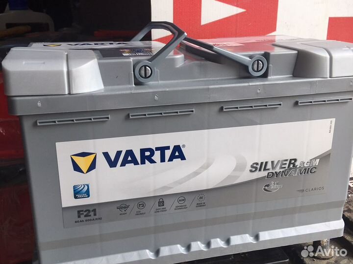 Аккумулятор Varta Agm 80 Ач о/п