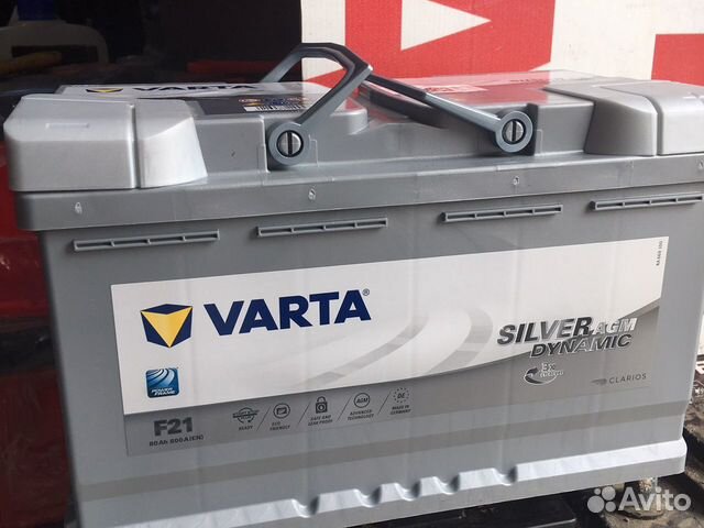 Аккумулятор Varta Agm 80 Ач о/п
