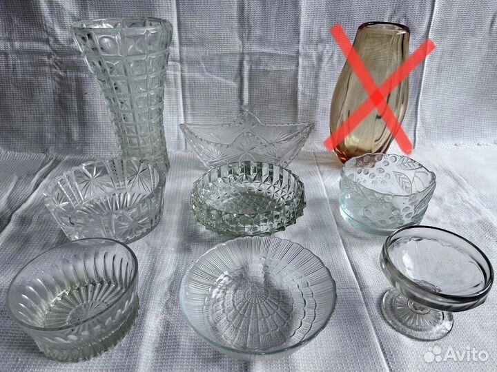 Сервиз / Хрусталь / Поштучно