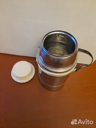 Походный бидон фляга нержавейка, 1 л. СССР