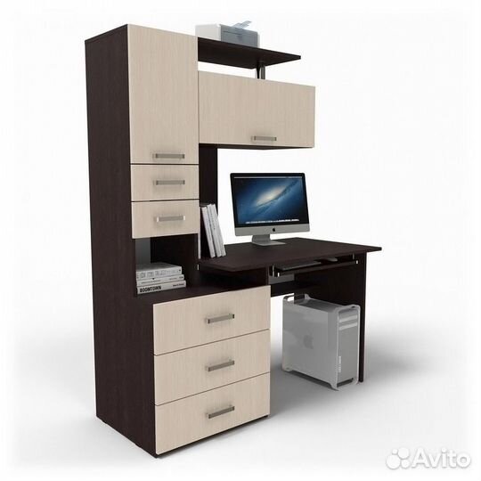 Компьютерный стол Правый Комби/модульная мебель