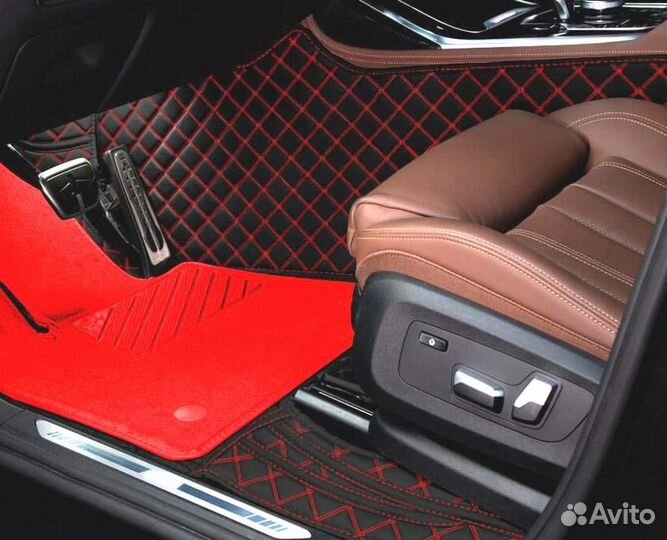 3D Коврики Toyota Land Cruiser из Экокожи