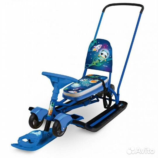 Новые снегокаты Тимка спорт 6 с толкателем