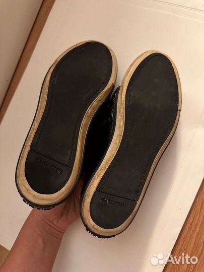 Miu miu кроссовки в кристаллами оригинал