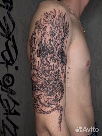 Коррекция старых татуировок