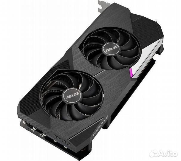 Видеокарта Asus Radeon RX 6750 XT Dual OC 12Gb (du