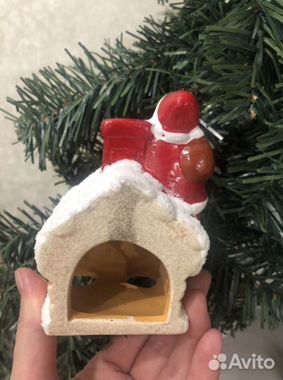 Подсвечник домик новогодний