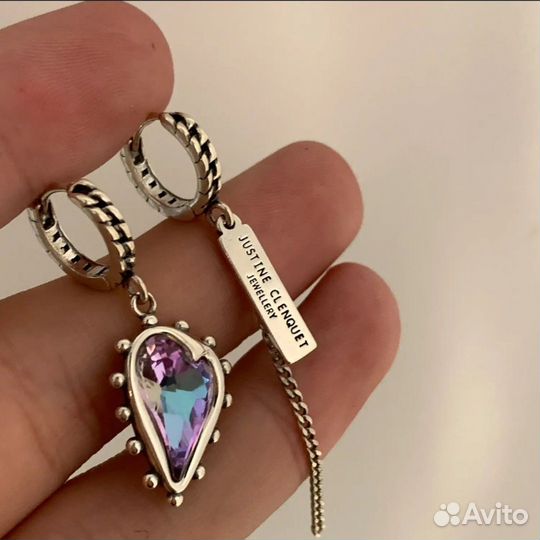 Асимметричные новые серьги