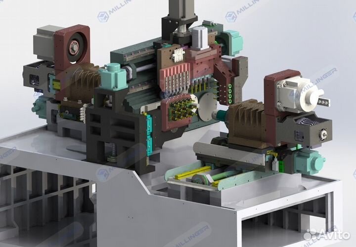 Прутковый автомат продольного точения jsway A466D