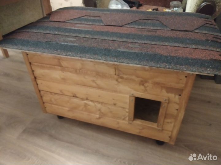 Домик для кошки или собаки уличный утепленный