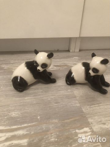 Статуэтка панда времен СССР 2 штуки