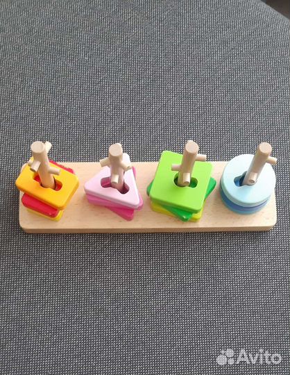 Развивающие деревянные игрушки