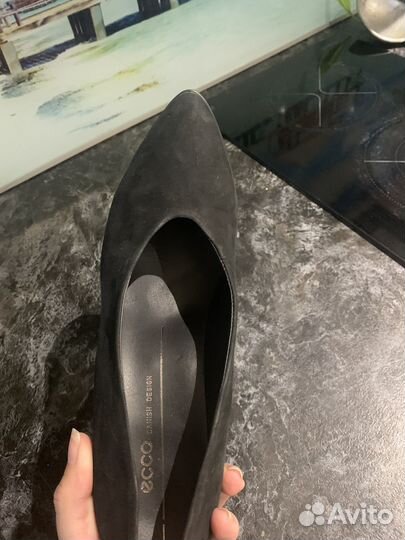 Туфли замшевые женские 38 размер Ессо