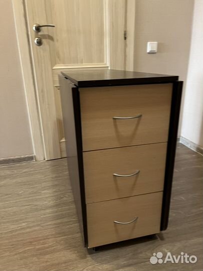 Стол книжка раскладной с ящиками