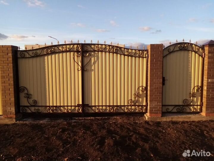 Кованые ворота