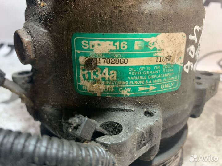 Компрессор кондиционера Пежо 406