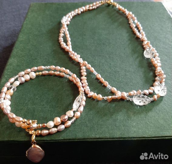 Бусы и браслет