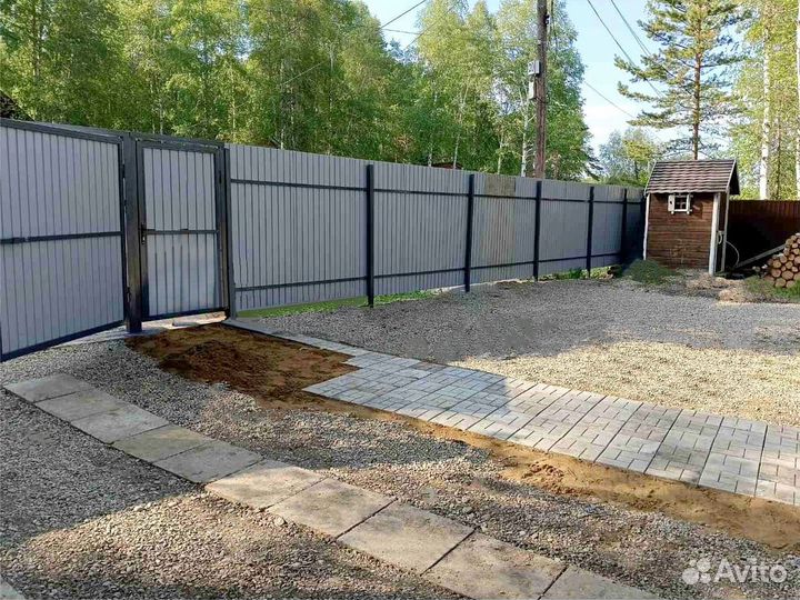 Забор, калитка, ворота