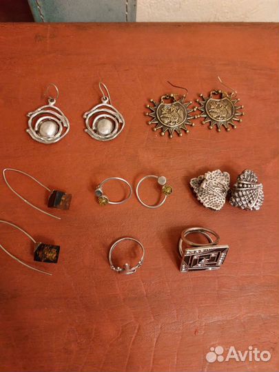 Серьги и кольца