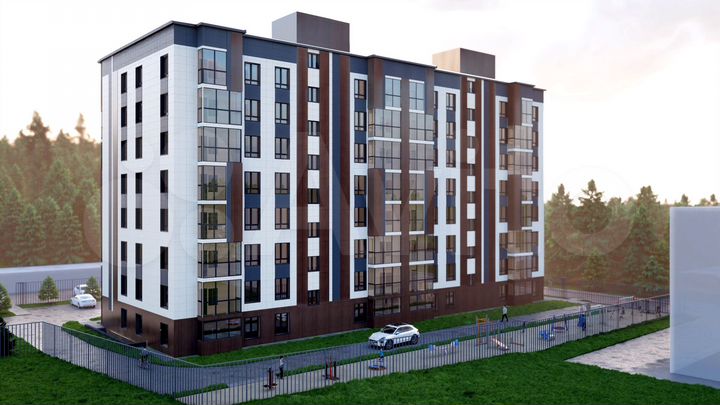 2-к. квартира, 76,6 м², 1/8 эт.