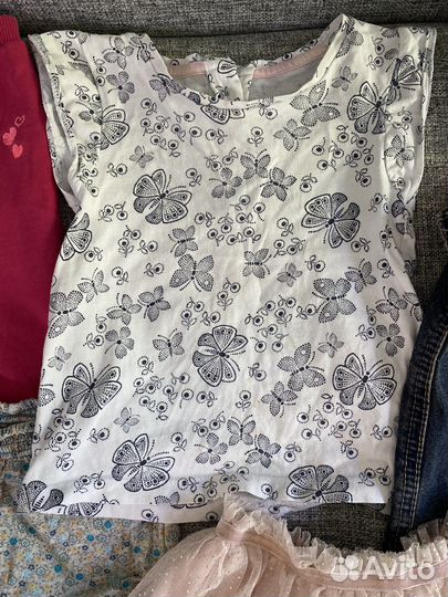 Вещи пакетом на девочку 80-86