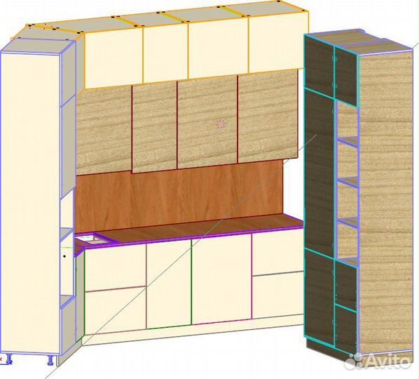 Проектирование мебели с раскроем, чпу и специфик