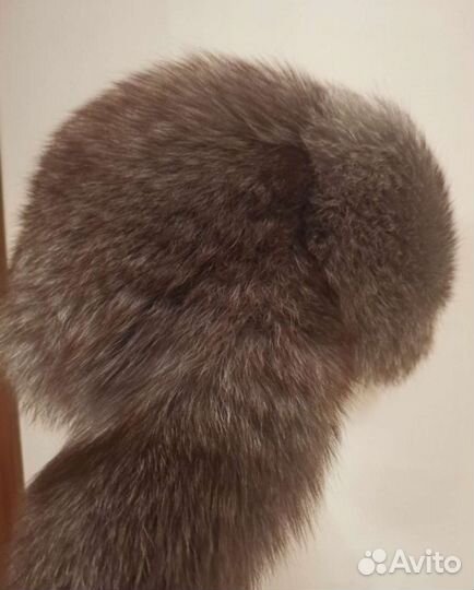 Меховая песцовая шапка, новая унисекс