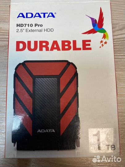 Внешний жесткий диск 1 тб Adata hd710pro