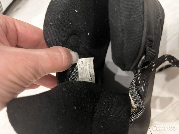 Лыжные ботинки nordway 34 размера но маломерки