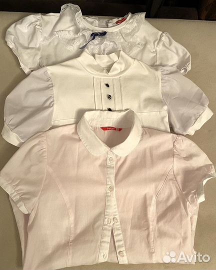 Школьная блузка для девочки (на 10-12 лет)