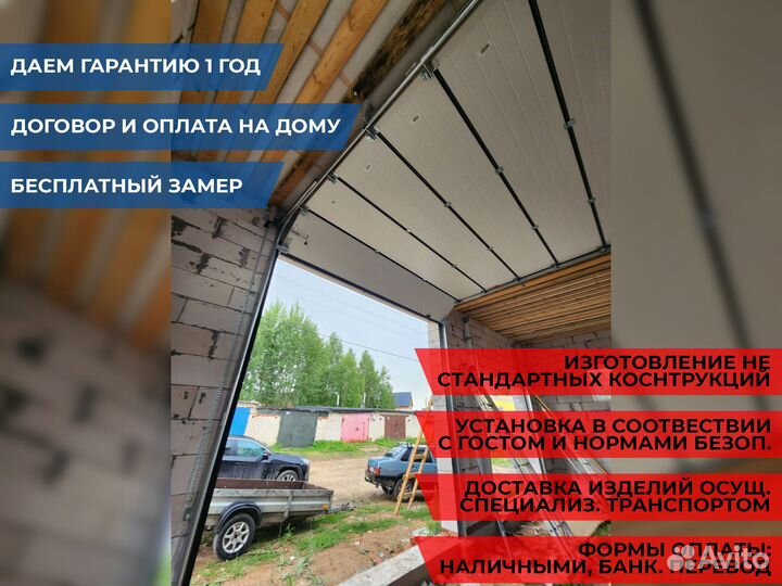 Секционные ворота