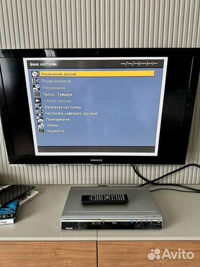 DVD рекордер toshiba RD- XS25