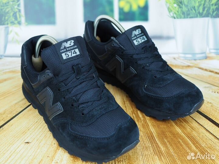 Кроссовки NEW balance 574 чёрный