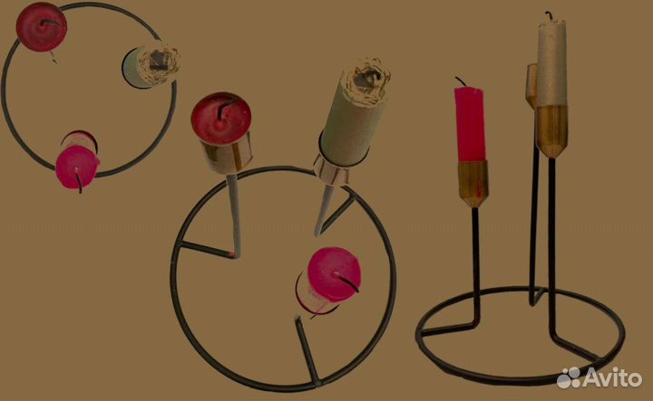 Подсвечник металлический