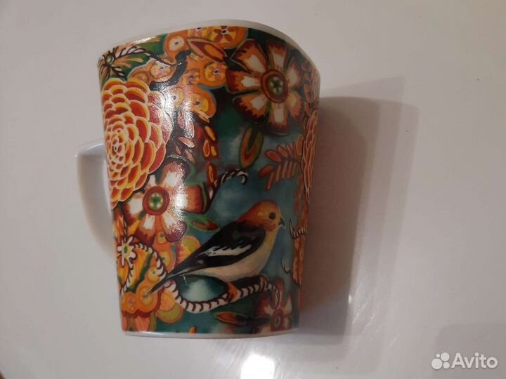 Кружка Бокал с птичками. Контейнер Глазунья