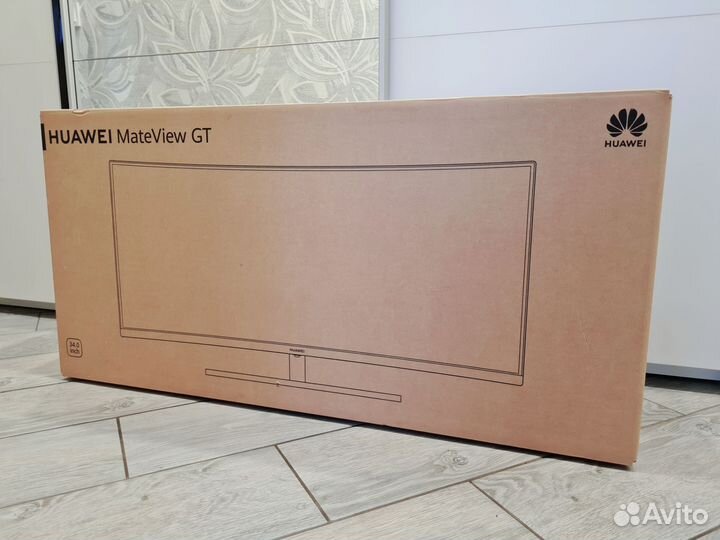 Пустая коробка от монитора 34 дюйма