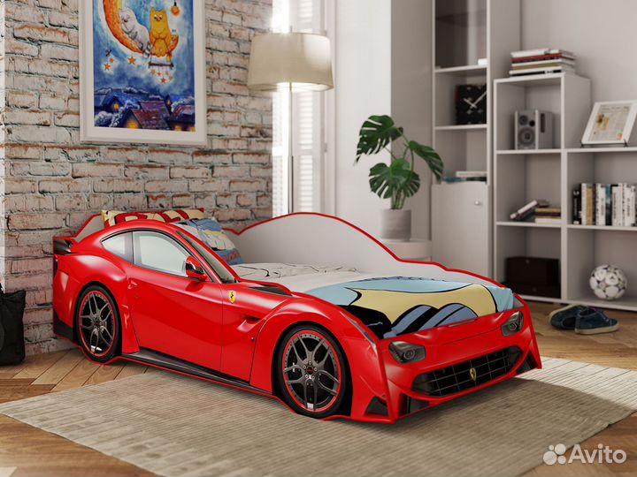 Кровать-машинка детская 