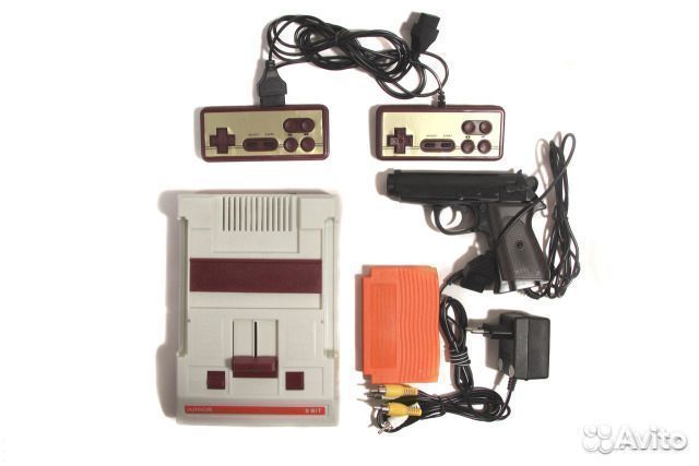 Приставка Dendy Junior 2 Classic 9999 игр+пистолет