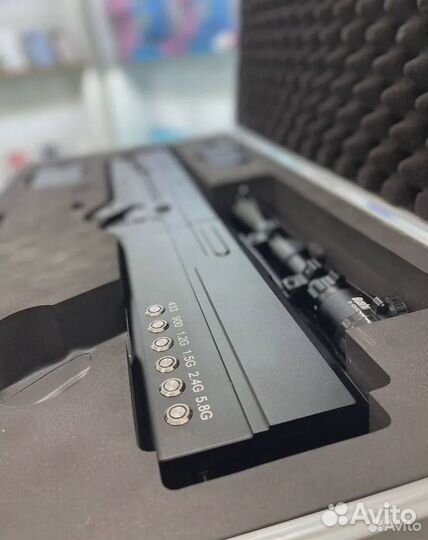 Подавитель блокиратор антидроновое ружье. 8 частот