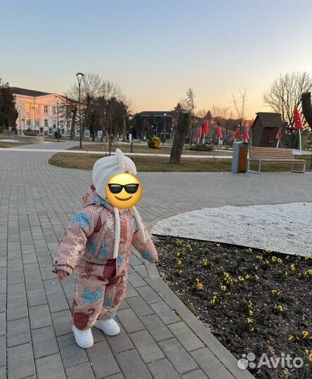 Зимний комбинезон crokid 74 80 унисекс