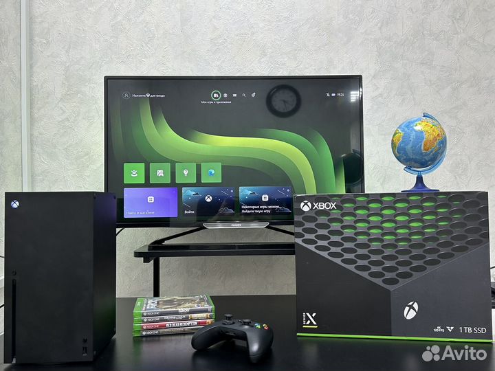 Xbox series x +игры +подписка