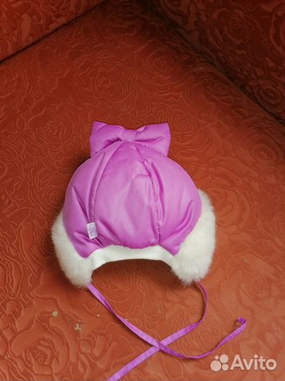 Шапка зимняя для девочки 38-42