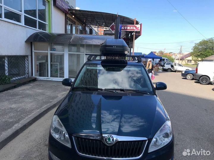 Автобокс на крышу Шкода Фабия
