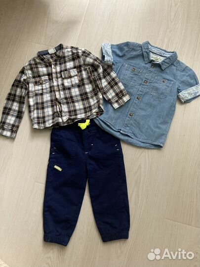 Рубашка и брюки для мальчика 80