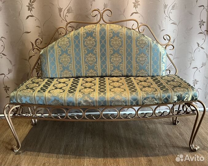 Новый кованый диван ручной работы