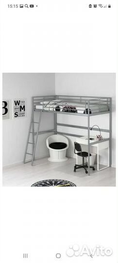 Кровать чердак