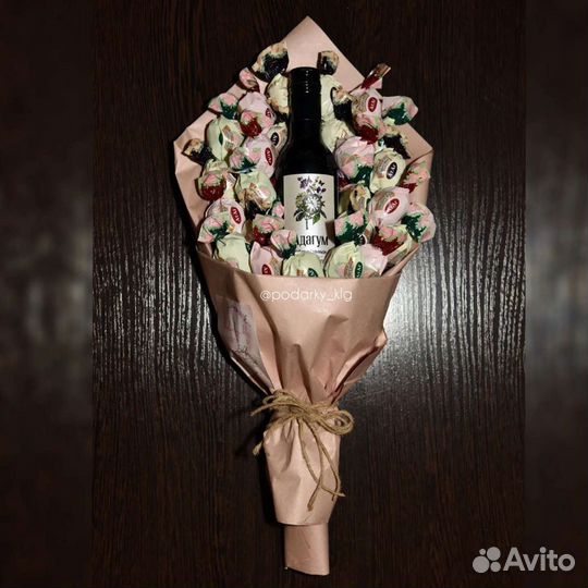 Сладкие букеты из конфет